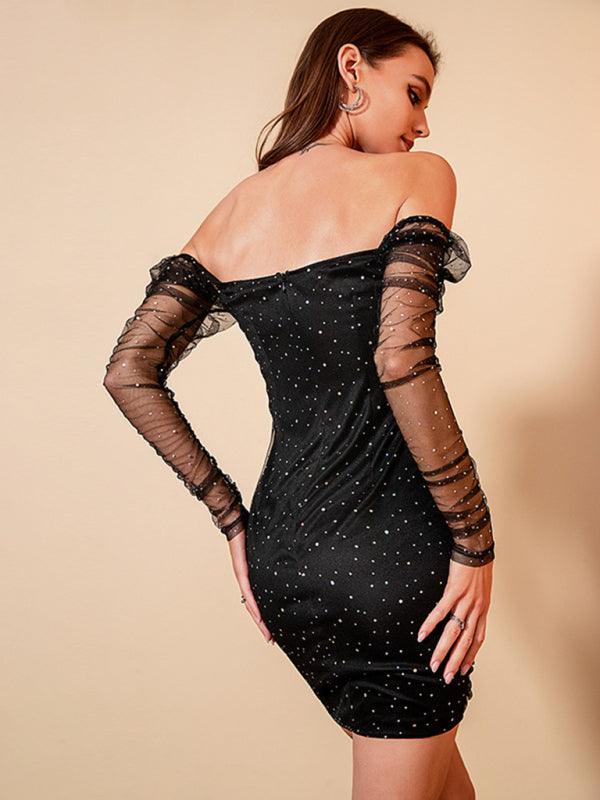 Elegant Shimmering Cocktail Dress for Women - SALA
