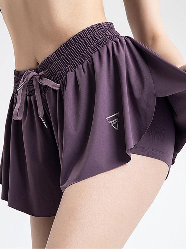 Active Lifestyle 2-in-1 Yoga Skirted Shorts - SALA