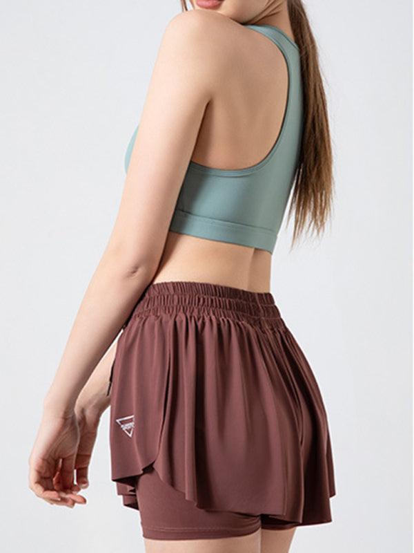 Active Lifestyle 2-in-1 Yoga Skirted Shorts - SALA