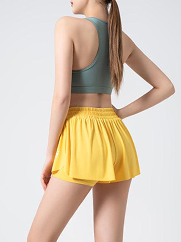 Active Lifestyle 2-in-1 Yoga Skirted Shorts - SALA