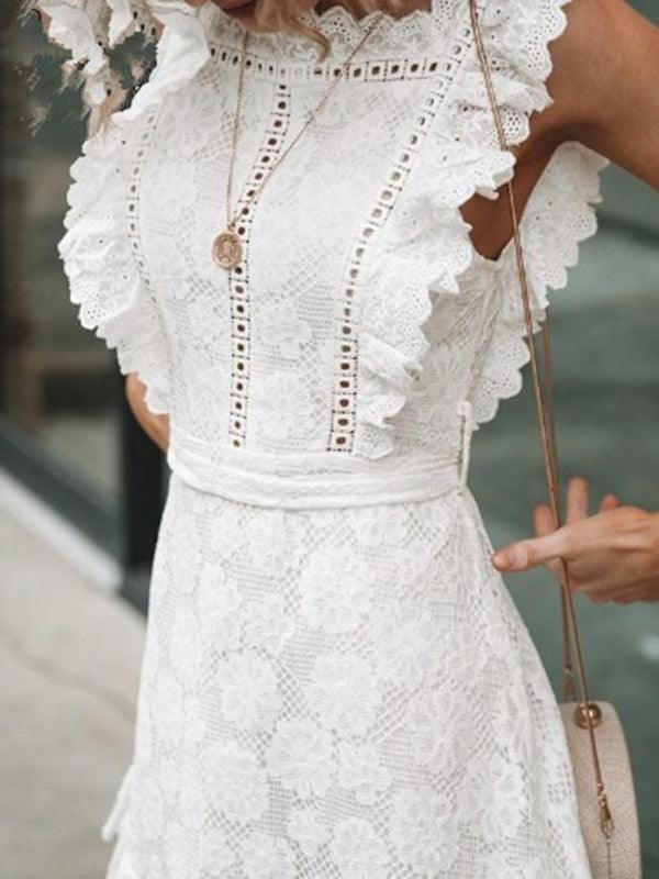 Elegant Lace Detail Women's Dress - SALA