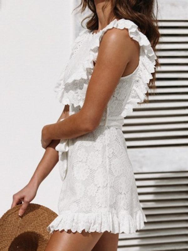 Elegant Lace Detail Women's Dress - SALA