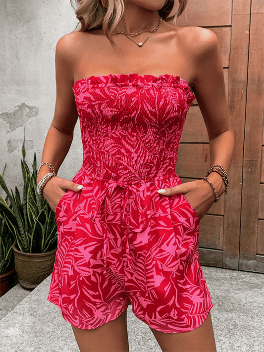 Elegant Printed One-Shoulder Jumpsuit for Women - SALA