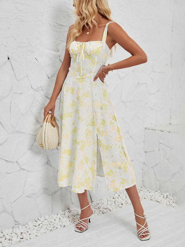 Floral Pastoral Print Maxi Dress for Women - SALA