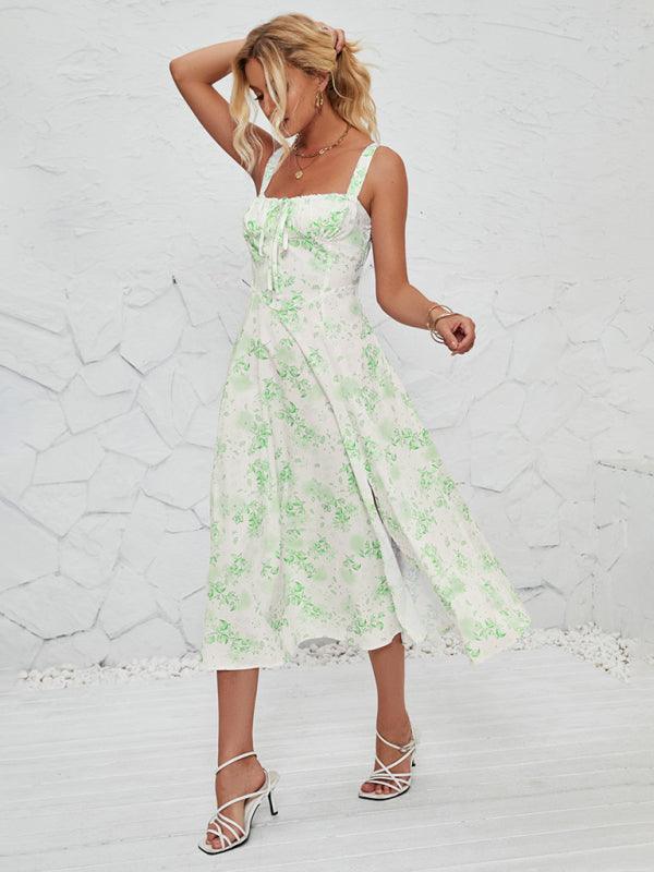 Floral Pastoral Print Maxi Dress for Women - SALA