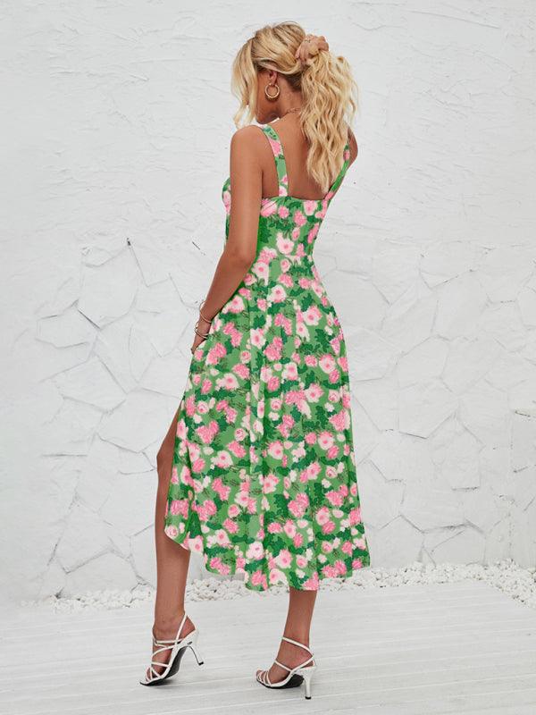 Floral Pastoral Print Maxi Dress for Women - SALA