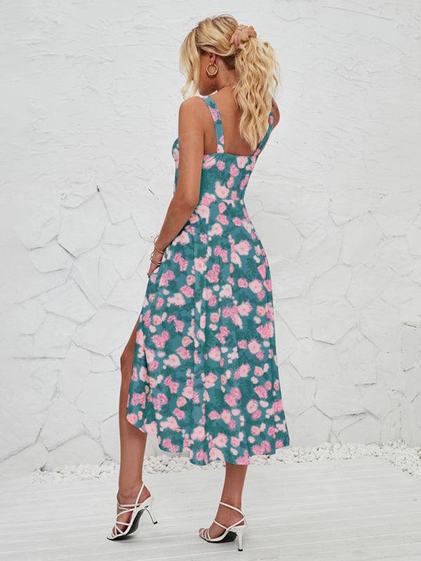 Floral Pastoral Print Maxi Dress for Women - SALA