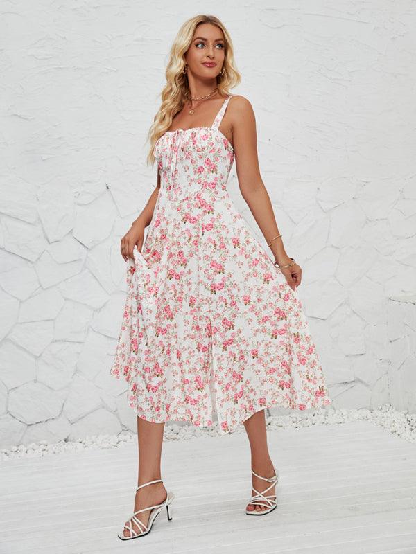 Floral Pastoral Print Maxi Dress for Women - SALA