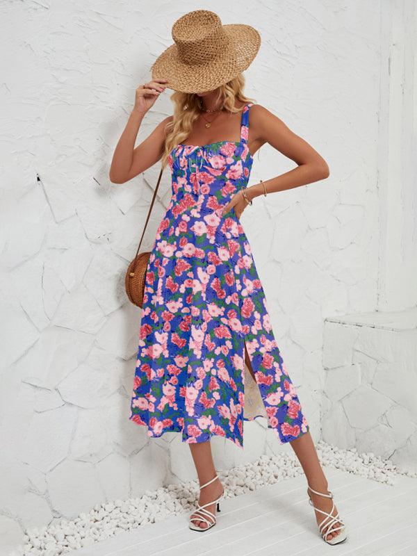 Floral Pastoral Print Maxi Dress for Women - SALA