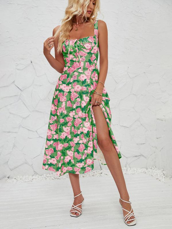 Floral Pastoral Print Maxi Dress for Women - SALA