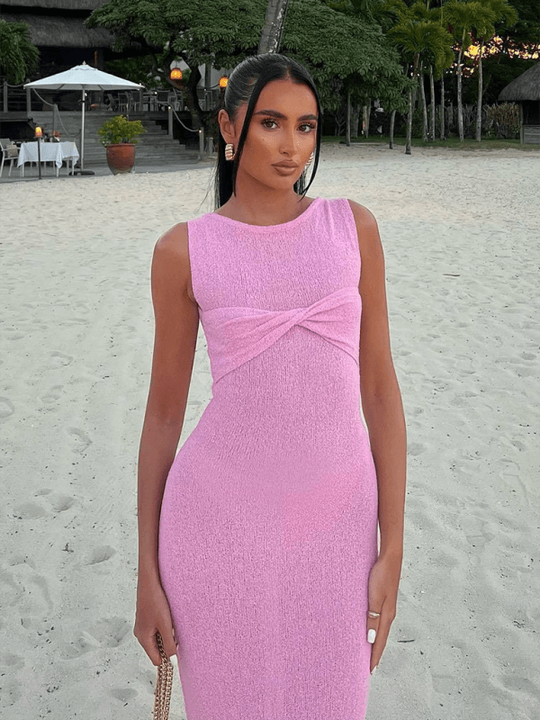 Knit Beach Maxi Dress - SALA