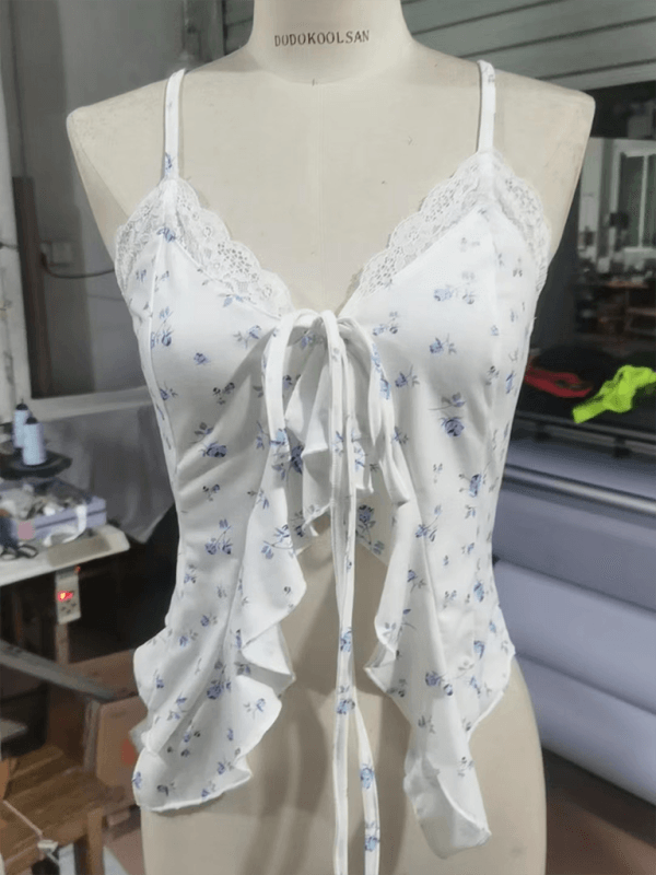 Seductive Lace Detail V-Neck Camisole for Women - SALA