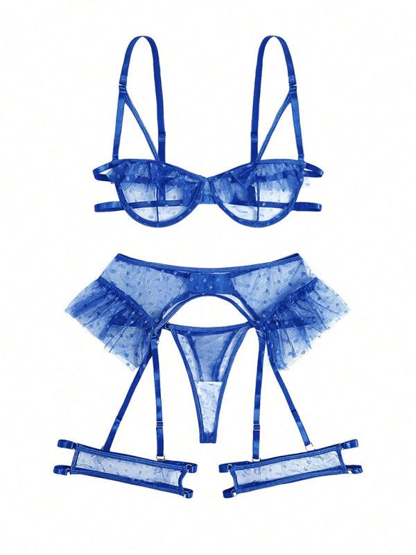 Seductive Three-Point Lingerie Set with Bra and Panties - SALA