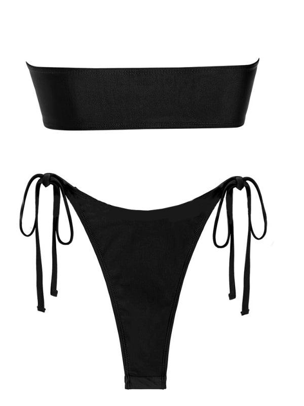 Split Nylon Bikini Swimsuit - SALA