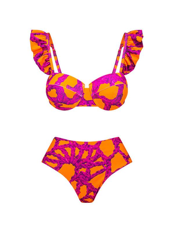 Vacation Ready Printed Bikini Ensemble - SALA