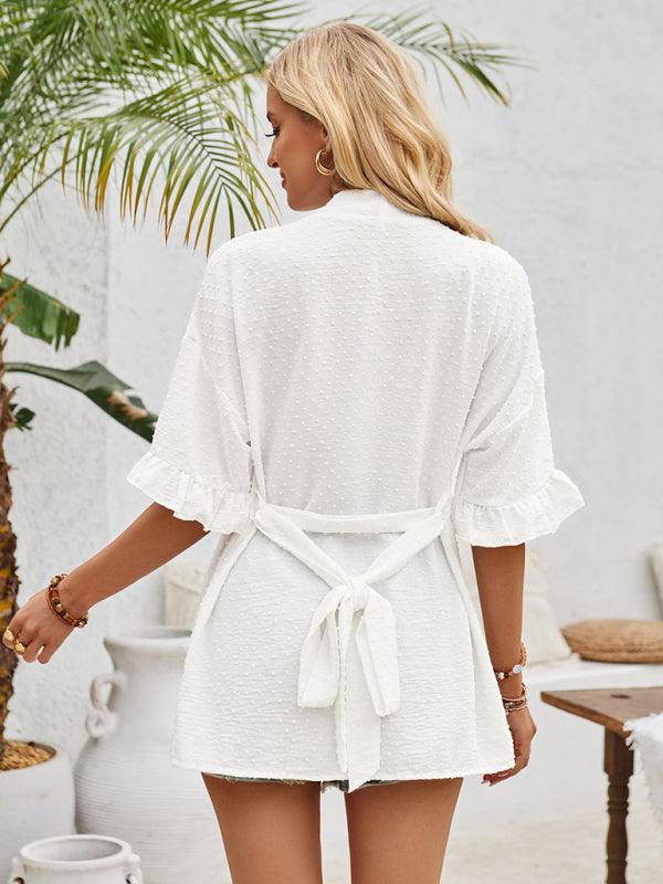 Women’s Beach Cardigan With Loose Robe Design - SALA