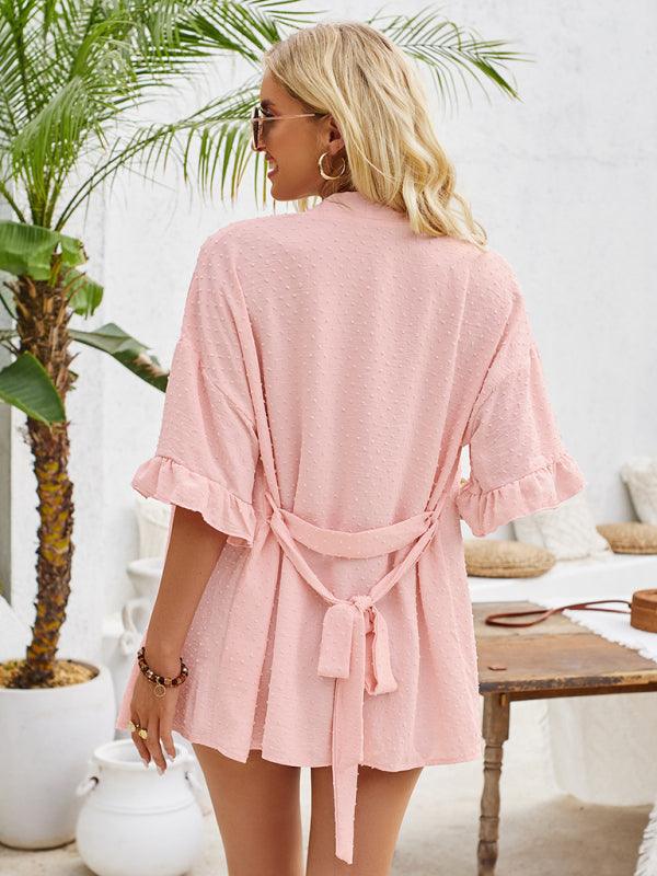Women’s Beach Cardigan With Loose Robe Design - SALA