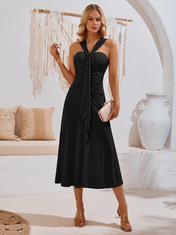 Women’s Off-shoulder Dress With Ruffled Design - SALA