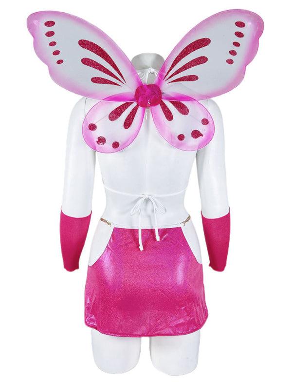 Women's Two-piece Costume With Wings + Sheen Design - SALA