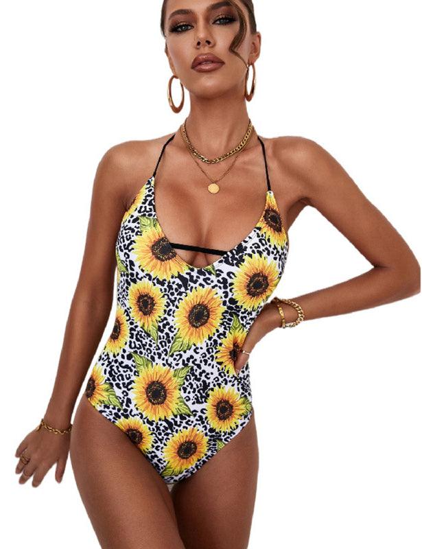 Women's Printed One Piece Swimsuit - SALA