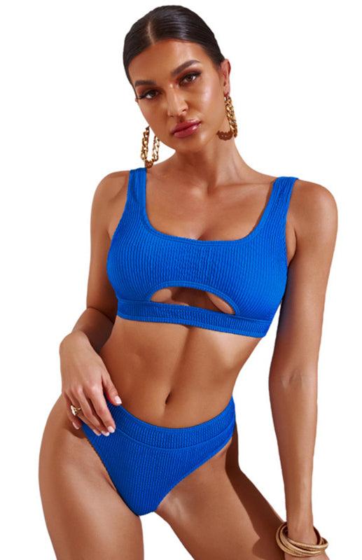 Women's Cutout Split Bikini Swimsuit Set - SALA