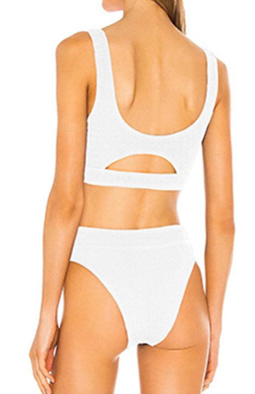 Women's Cutout Split Bikini Swimsuit Set - SALA