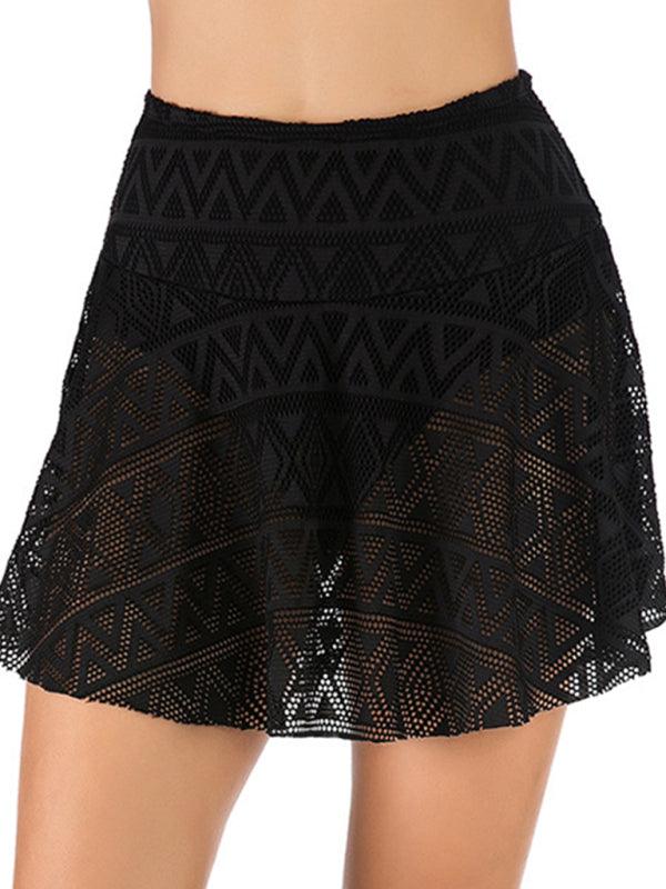 Women’s High Waist Lace Mesh Skorts - SALA