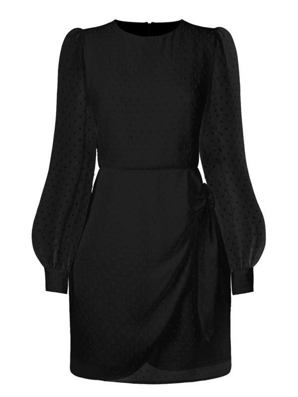 Women's Long Sleeve Chiffon Dress - SALA