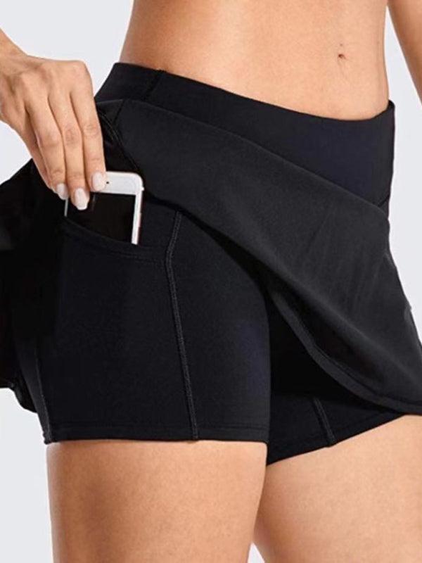 Women's Solid Color The Exercise Skort - SALA