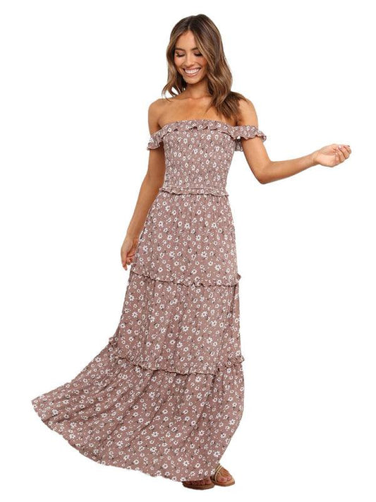 Women's Floral Bust-Wrapped Dress - SALA