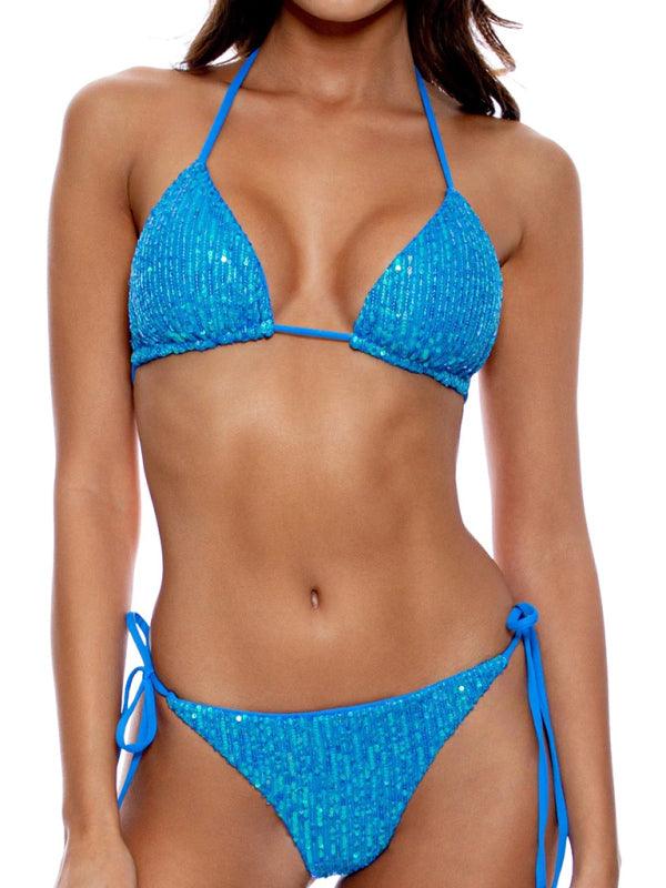 Women's Shiny Two Piece Bikini Swimsuit - SALA