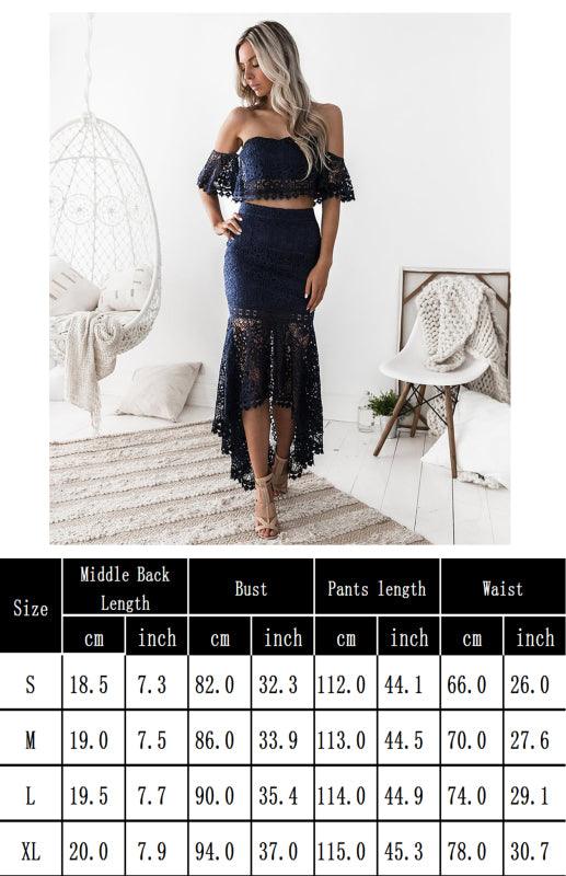 Two-Piece Lace Suit Dress - SALA