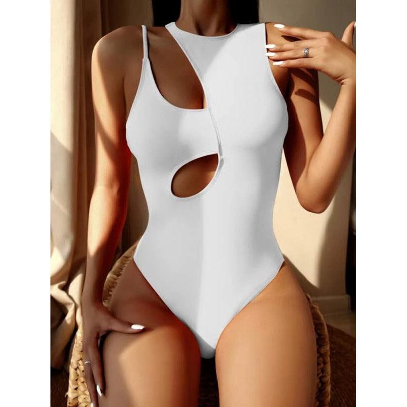 Women Hollow One Shoulder Bikini Swimsuit - SALA