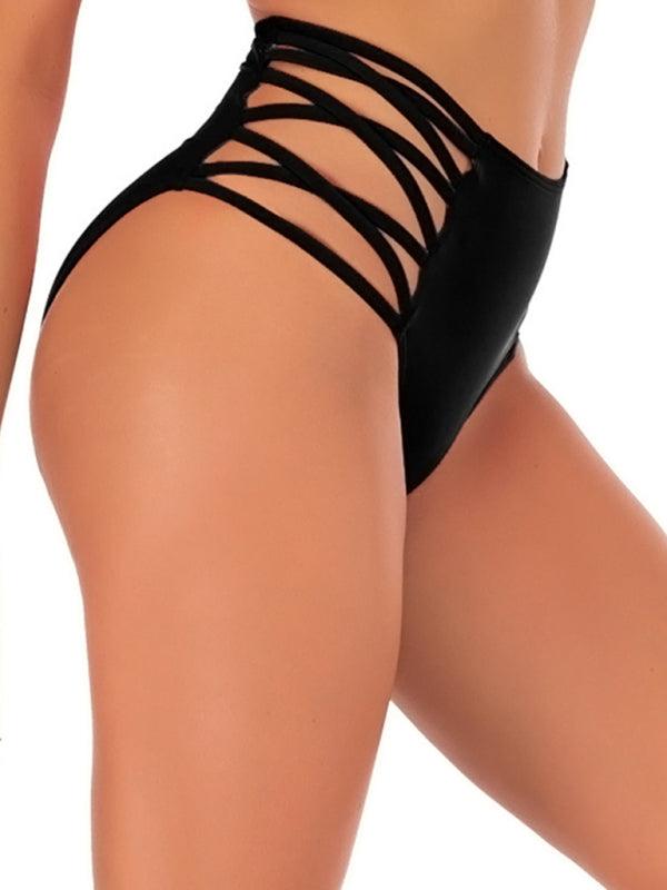 Women's Butt Lifting Pleated Bikini Bottoms - SALA