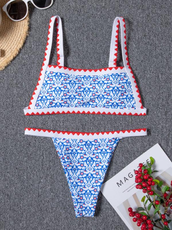 Women’s Crochet Split Bikini Swimsuit - SALA