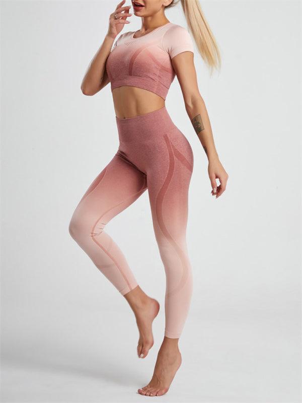 Women's Hang Dye Two-Piece Activewear Set - SALA