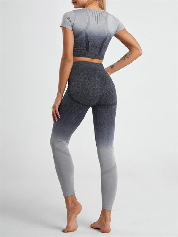 Women's Hang Dye Two-Piece Activewear Set - SALA