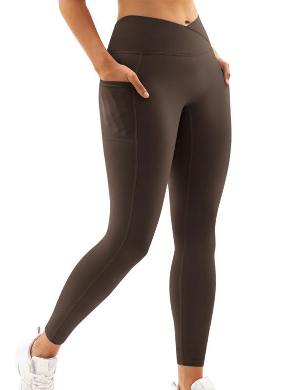 Women's High Waist Hip Pocket Yoga Pants - SALA