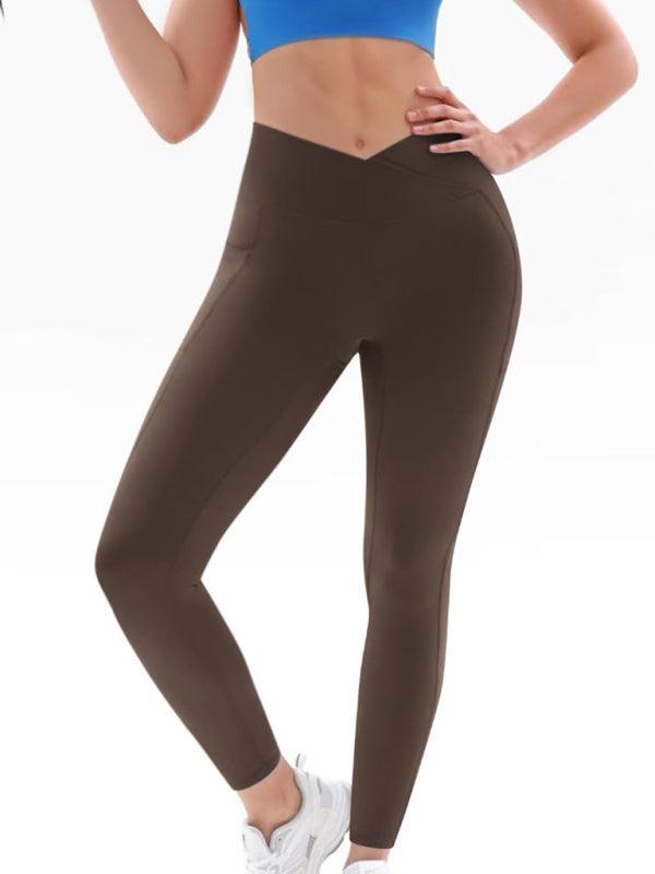 Women's High Waist Hip Pocket Yoga Pants - SALA