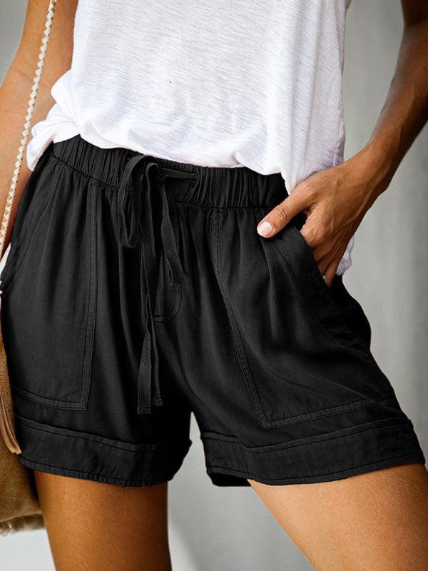 Women's High Waist Loose Straight Shorts - SALA