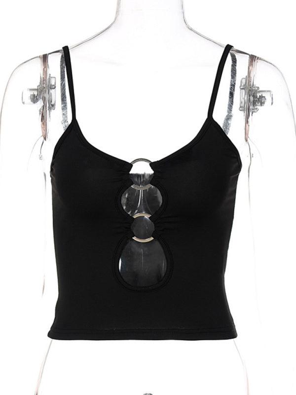 Women’s Hollow Out Chest Navel Camisole Top - SALA