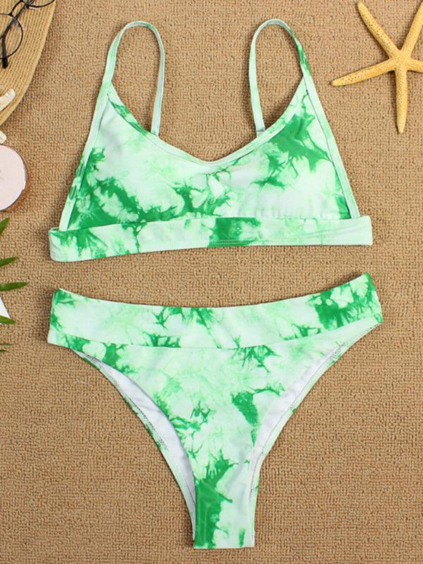 Women’s Two-Piece Tie-Dye Push-up Bikini Swimsuit - SALA