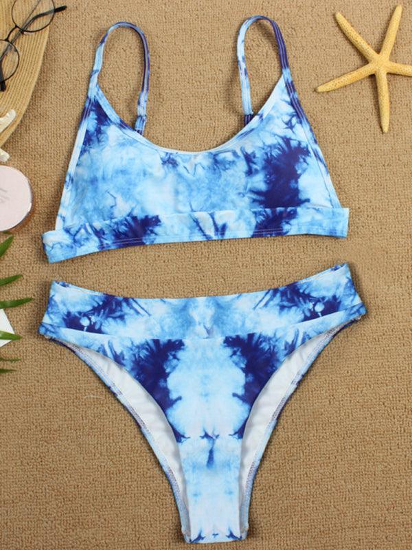 Women’s Two-Piece Tie-Dye Push-up Bikini Swimsuit - SALA