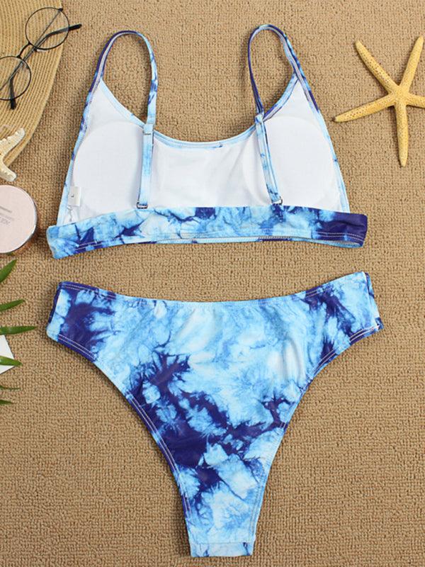 Women’s Two-Piece Tie-Dye Push-up Bikini Swimsuit - SALA