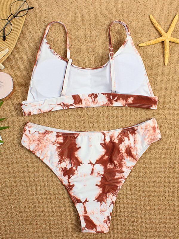 Women’s Two-Piece Tie-Dye Push-up Bikini Swimsuit - SALA