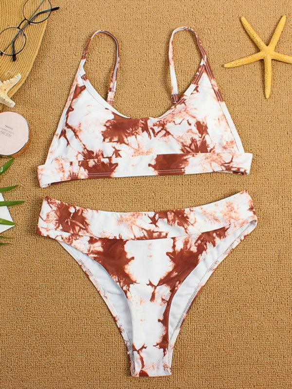 Women’s Two-Piece Tie-Dye Push-up Bikini Swimsuit - SALA