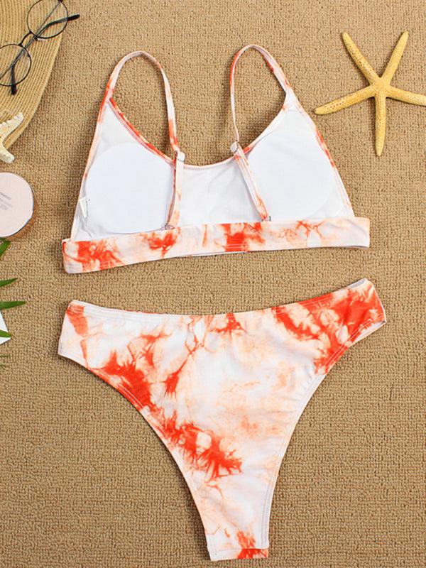 Women’s Two-Piece Tie-Dye Push-up Bikini Swimsuit - SALA