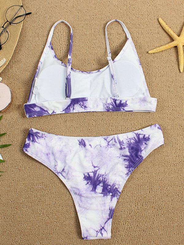 Women’s Two-Piece Tie-Dye Push-up Bikini Swimsuit - SALA