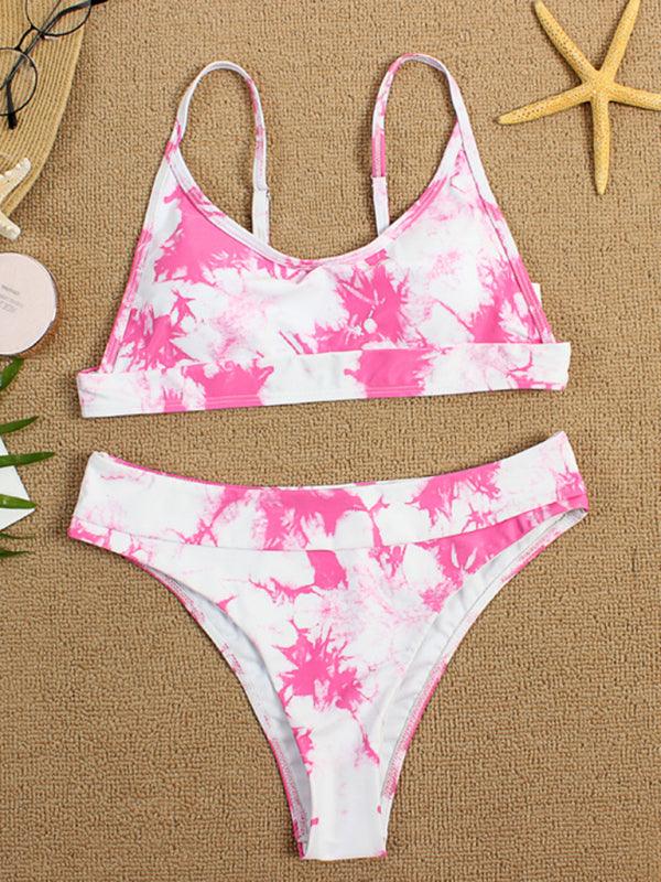 Women’s Two-Piece Tie-Dye Push-up Bikini Swimsuit - SALA