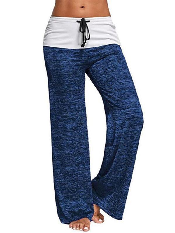 Women's Wide-leg Drawstring Yoga Pants - SALA